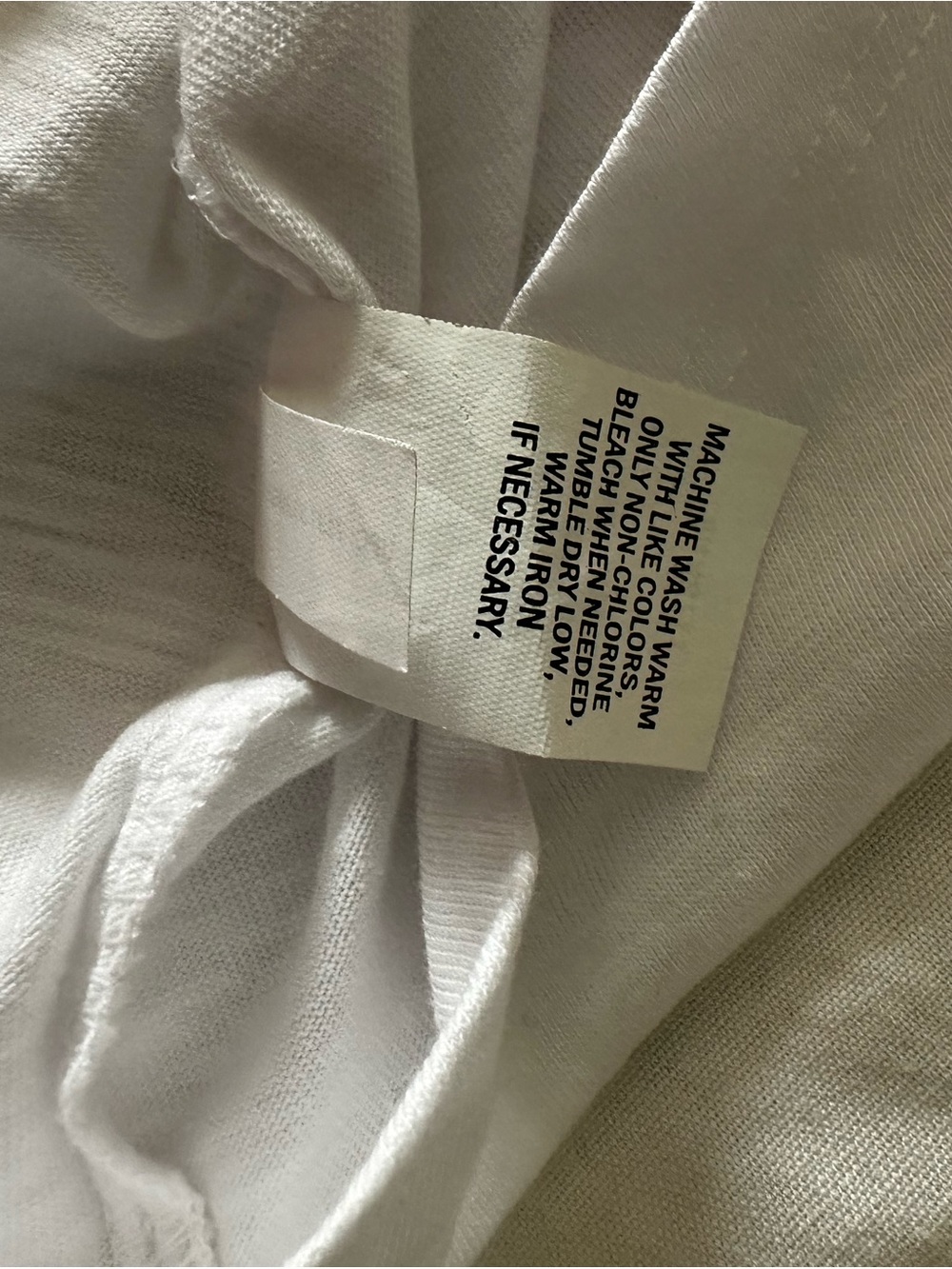 Falls Creek White and Style & Co Bright Yellow Crew Neck Cotton Tee - Picture 9 of 10